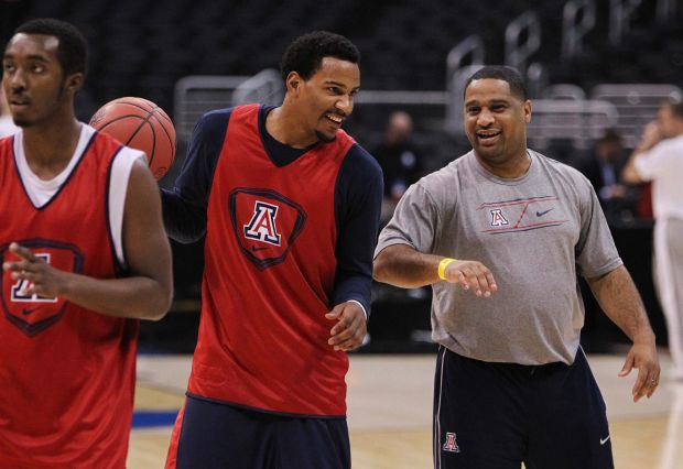 Arizona Wildcats practice at Staples Center